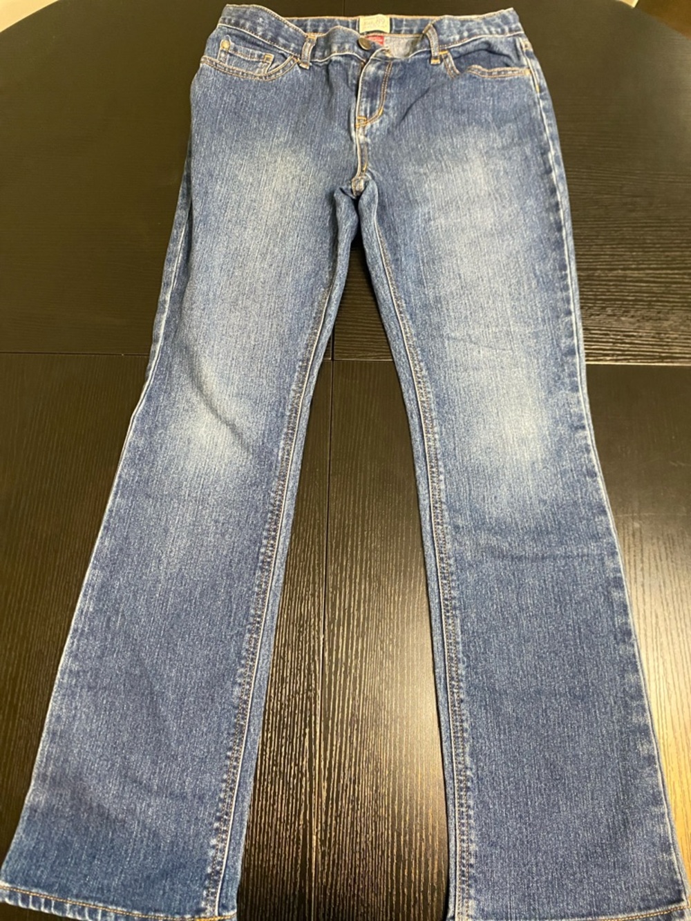 Place Women's Blue Flare Jeans